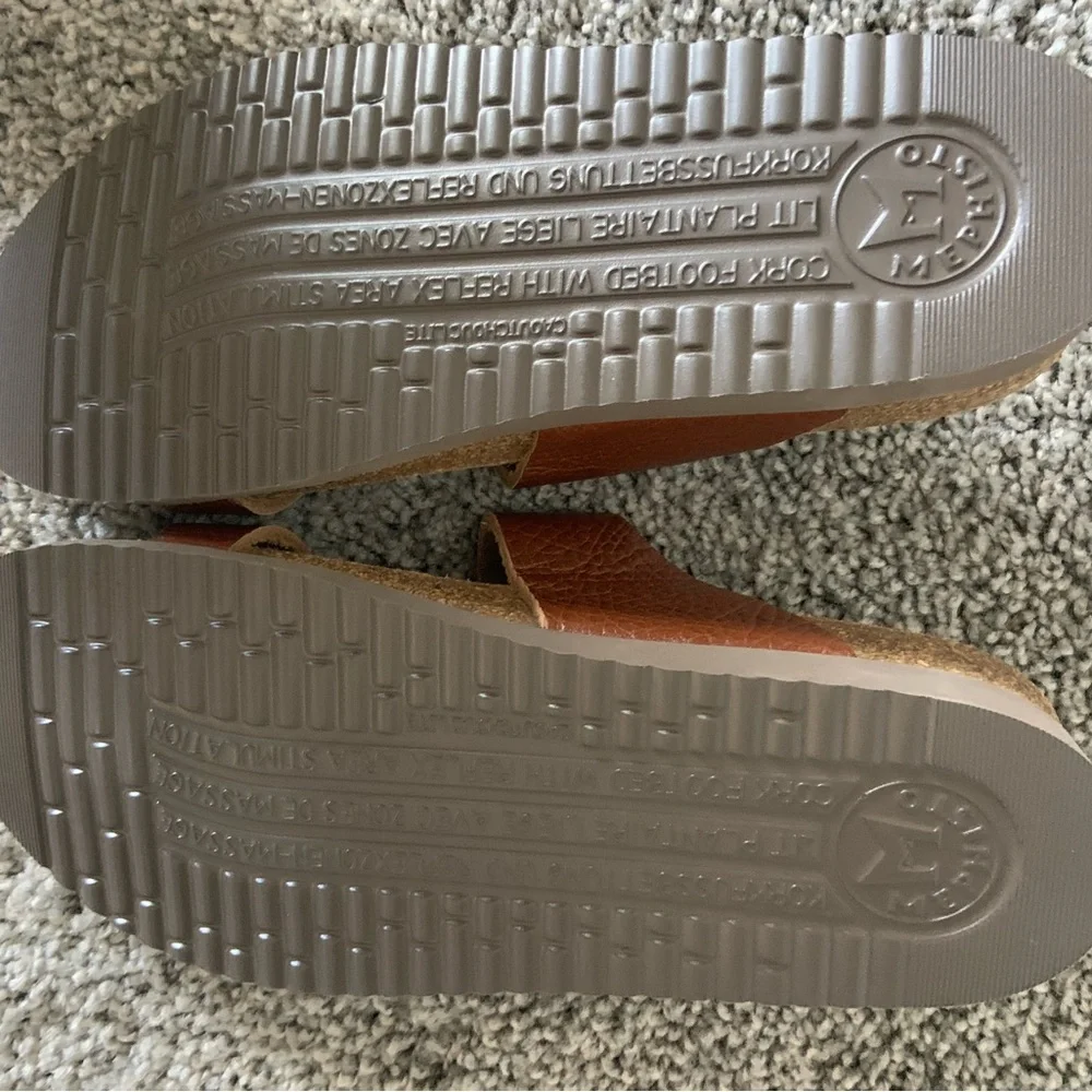 Mephisto Helen Toe Loop Sandal EU 37 US 7 NEW Desert Buffalo - Picture 4 of 4